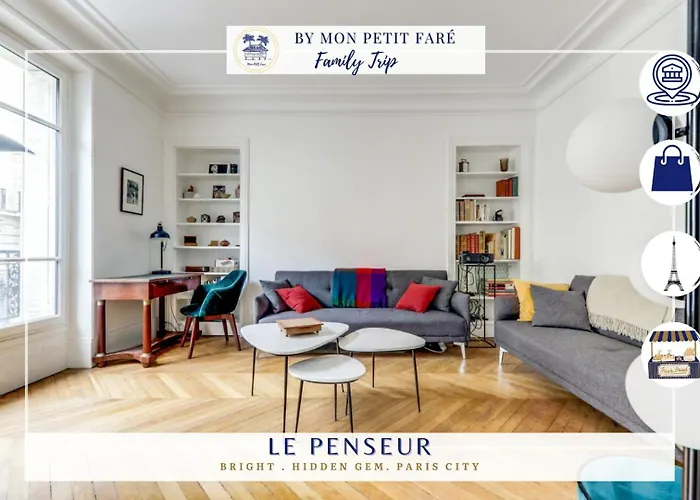 Apartment Le Penseur - Lumineux & Proche Tour Eiffel *